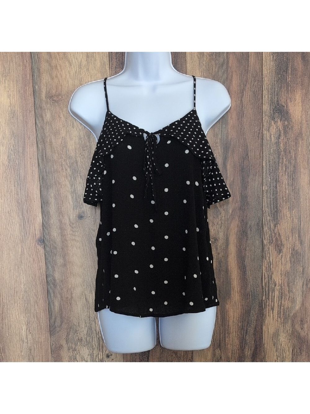 Pink Republic Polka Dot Camisole Tank S H111